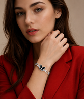 Butterfly Grace Silver Bracelet