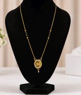 Swarna Pushp Oval Designer Mangalsutra