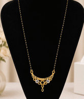 Vaibhavi Crystal Charm Designer Mangalsutra