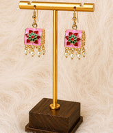 Multicolor Traditional Bloom Earrings