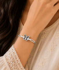 Butterfly Grace Silver Bracelet