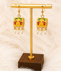 Multicolor Pearl Bloom Earrings