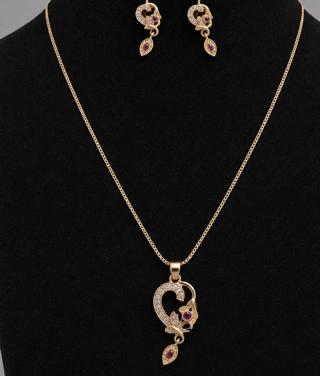 Golden Delight Ruby Set