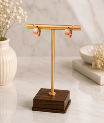 Minimalist Gold Band Hoops