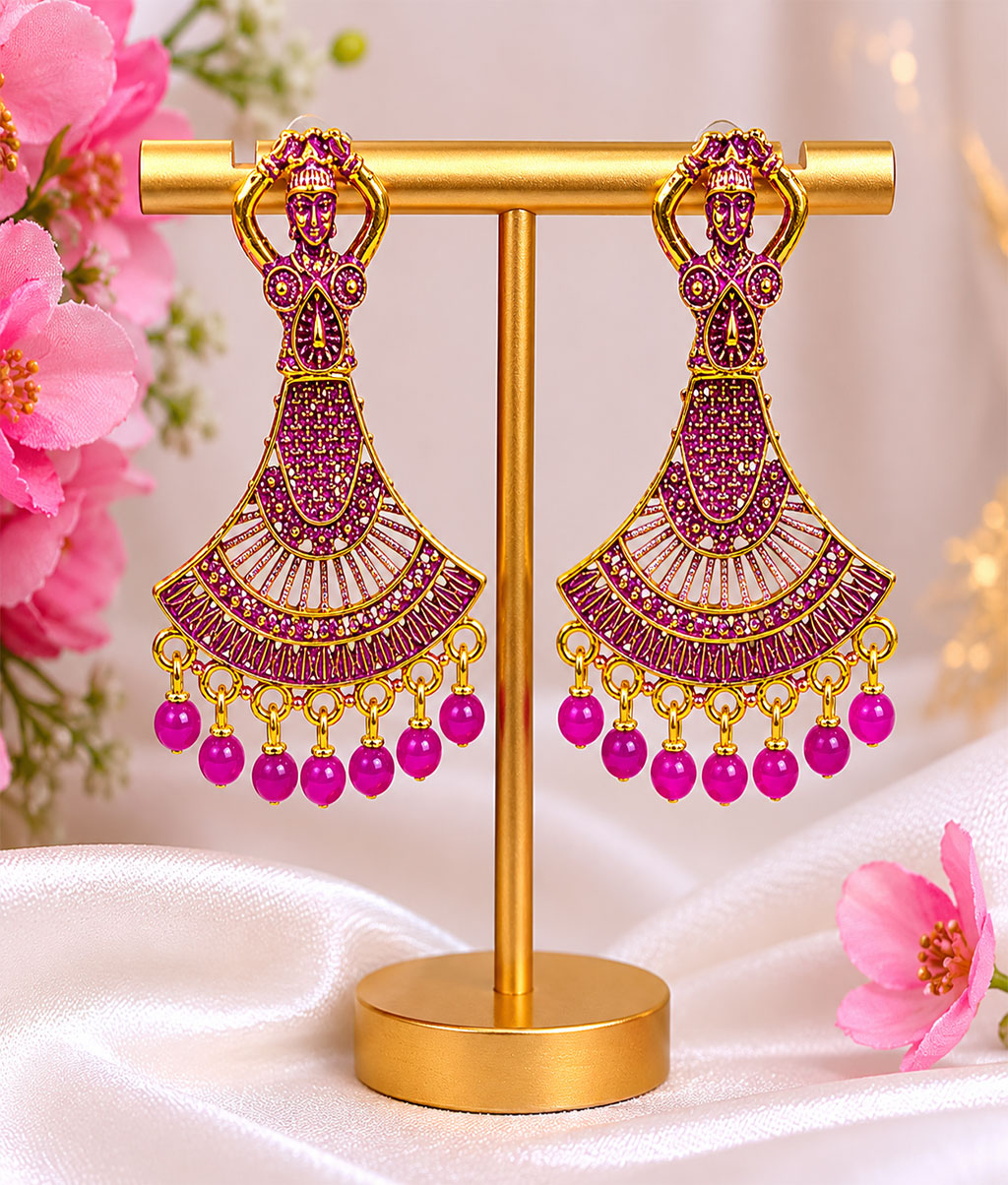 Nritya Queen Statement Earrings