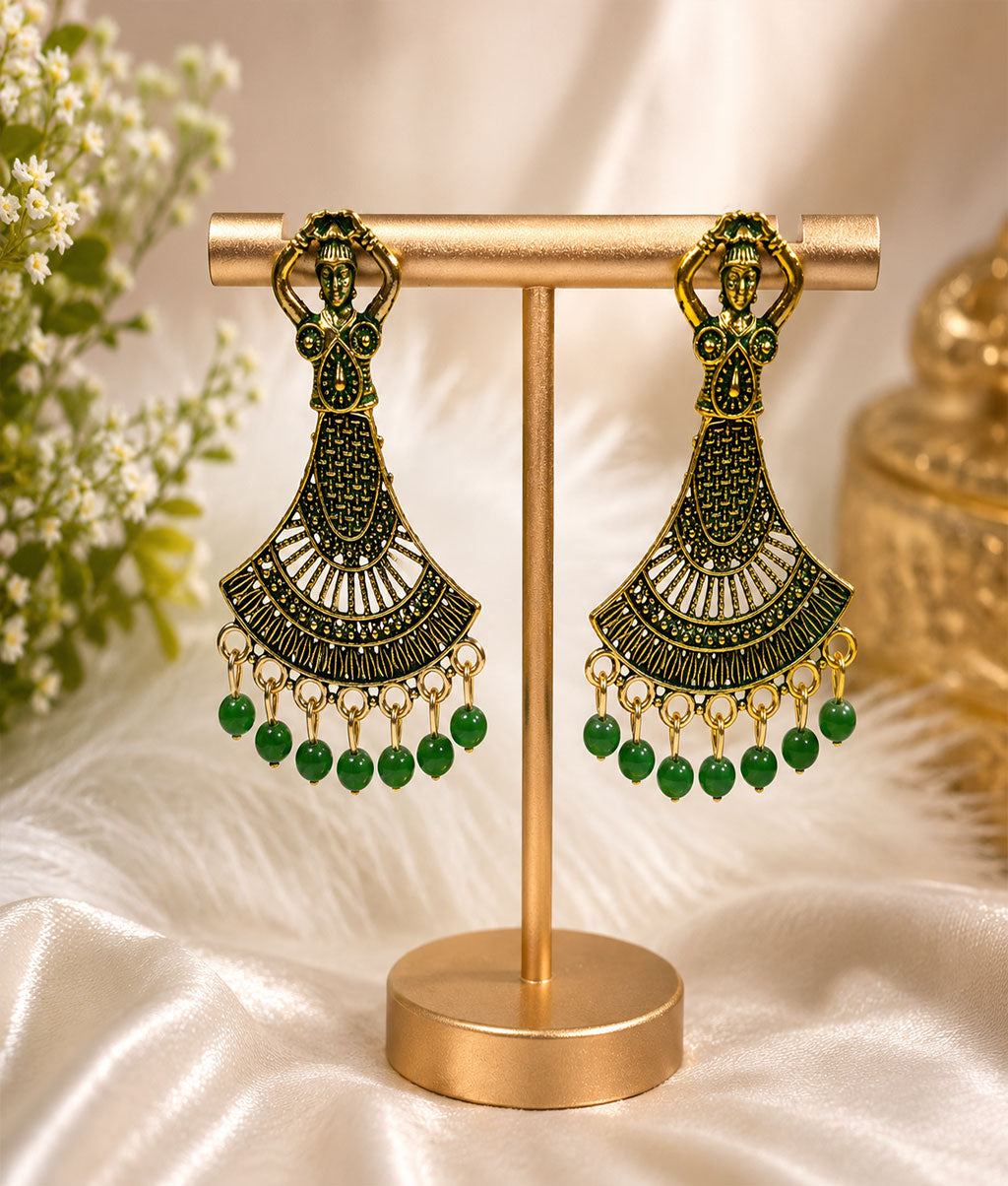 Nritya Queen Statement Earrings