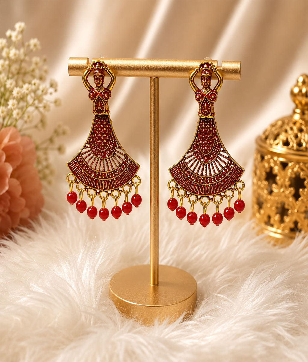 Nritya Queen Statement Earrings