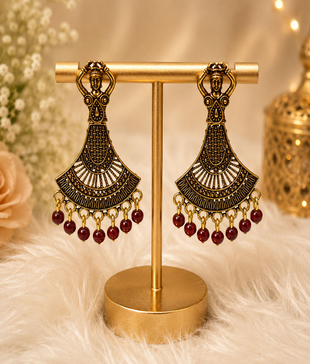 Nritya Queen Statement Earrings
