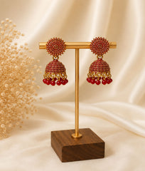 Royal Chandrika Jhumka Earrings