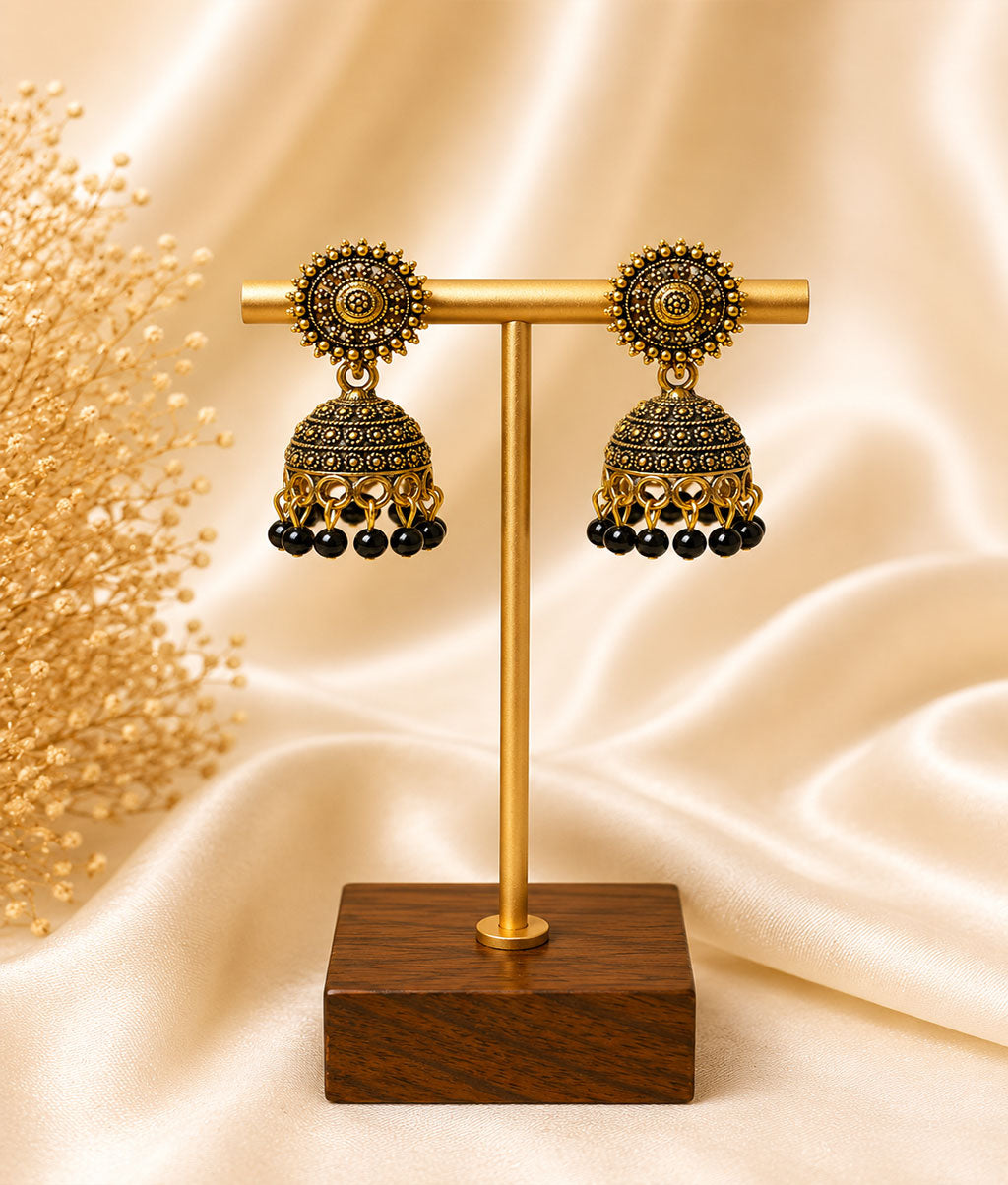 Royal Chandrika Jhumka Earrings