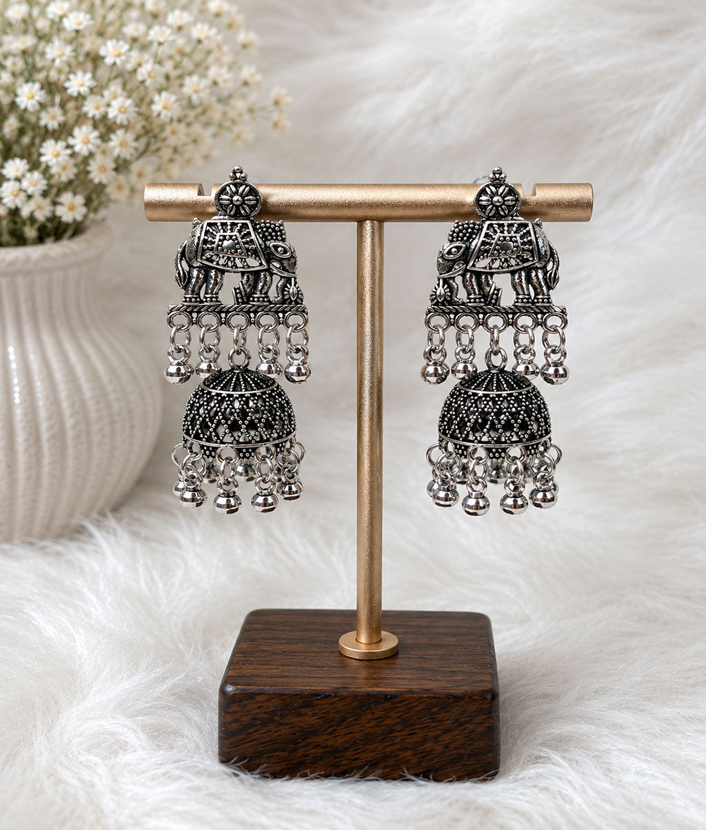 Royal Elephant Jhumka