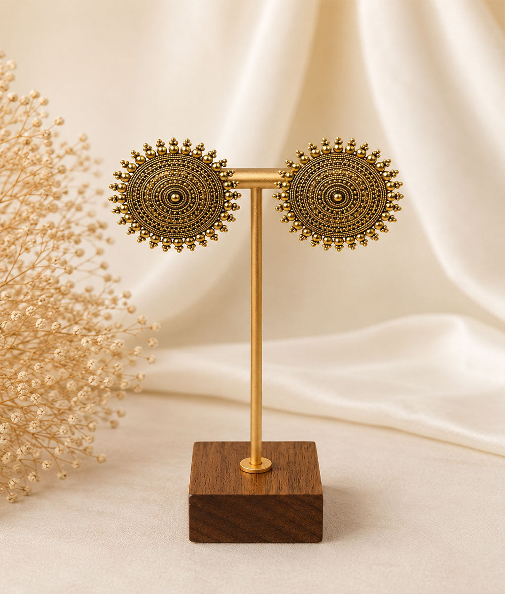 Sunburst Statement Earrings