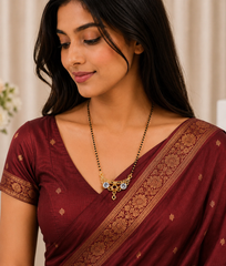 Vaibhavi Crystal Charm Designer Mangalsutra