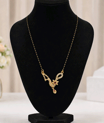 Royal Ruby Floral Designer Mangalsutra