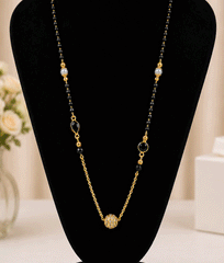 Noir Pearl Crystal Designer Mangalsutra