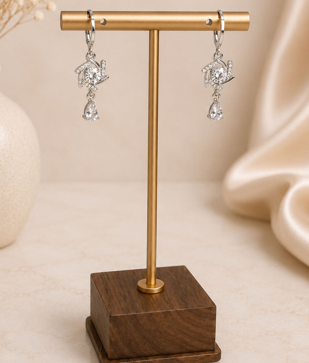 Silver Pinwheel Drops