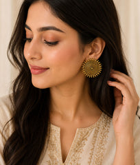 Sunburst Statement Earrings
